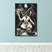 Baphomet Leinwanddruck (Insitu (Holzboden))