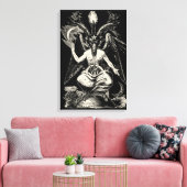 Baphomet Leinwanddruck (Insitu (Wohnzimmer))