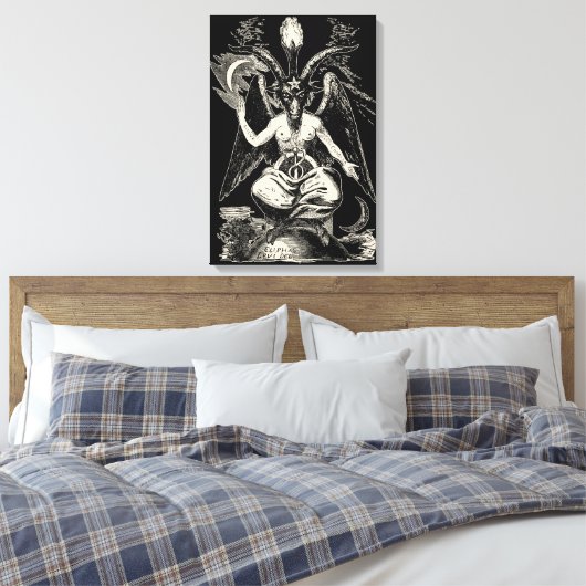 Baphomet Leinwanddruck (Insitu (Schlafzimmer))