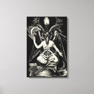 Baphomet Leinwanddruck