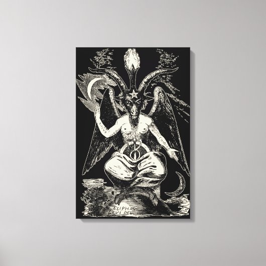 Baphomet Leinwanddruck (Vorderseite)