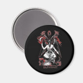 Baphomet Magnet (Vorderseite/Rückseite)