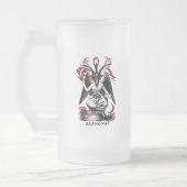 Baphomet Mattglas Bierglas (Links)