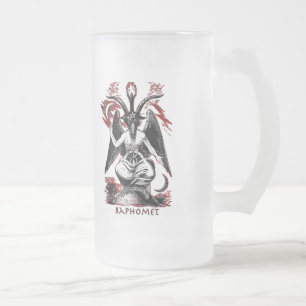 Baphomet Mattglas Bierglas