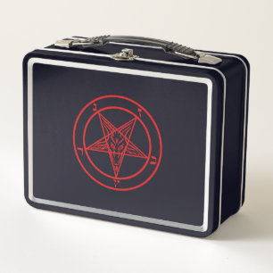 Baphomet Metall Brotdose