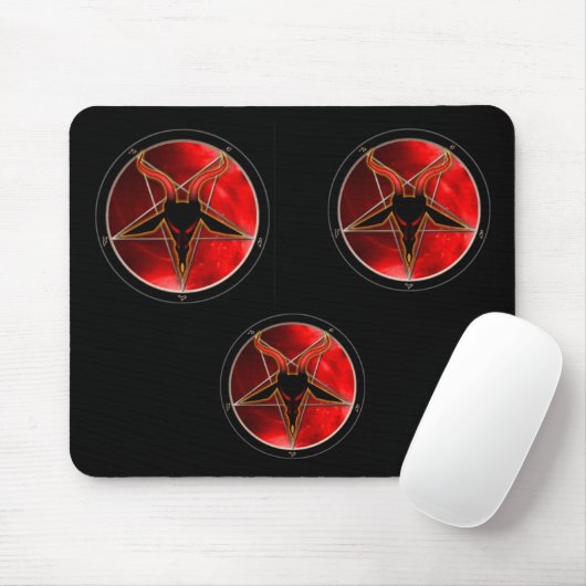 Baphomet Mousepad (Mit Mouse)