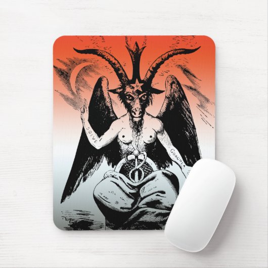 Baphomet Mousepad (Mit Mouse)