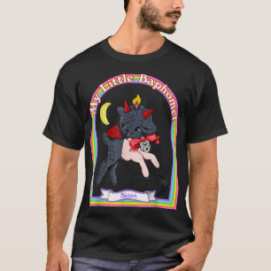 Baphomet Niedlich Satan Kawaii Retro Vintag Satani T-Shirt