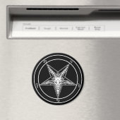 Baphomet Old Style Magnet - 3 Zoll (In Situ (Geschirrspüler))