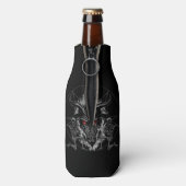 Baphomet Pentagram Black Metal Flaschenkühler (Flasche Rückseite)