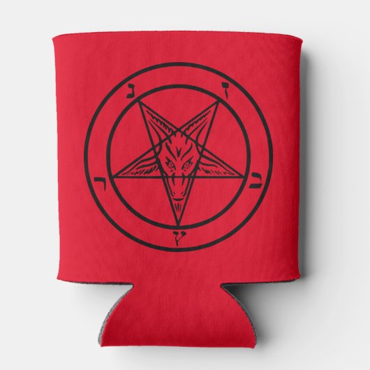 Baphomet Pentagram Dosenkühler (Rückseite)