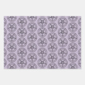 Baphomet Pentagram Geschenkpapier Set (Vorderseite)