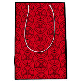 Baphomet Pentagram Mittlere Geschenktüte (Vorderseite)