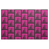 Baphomet Pentagram Moon Kaffeemödeme heiß rosa Stoff (Fat Quarter (45,7 x 55,9 cm))