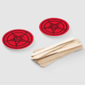 Baphomet Pentagram Satanic Fächer (Non-assembled)