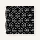 Baphomet Pentagram Satanic Notizblock (Vorderseite)