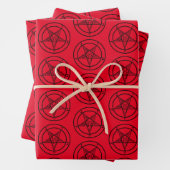 Baphomet Pentagram Satanic Packpapier Blätter (Beispiel)