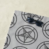 Baphomet Pentagram Satanic Strandtuch (Beispiel)