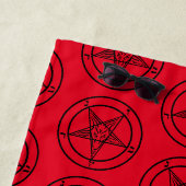 Baphomet Pentagram Satanic Strandtuch (Beispiel)