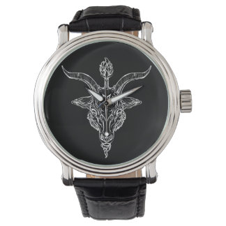 Baphomet Pentagram Watch Armbanduhr