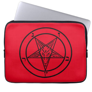 Baphomet Pentagramm Laptop-Sieb Laptopschutzhülle