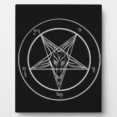 Baphomet Plaque Fotoplatte (Vorderseite)