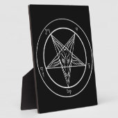 Baphomet Plaque Fotoplatte (Seite)
