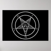 Baphomet Poster Enormous 60" breit (Vorne)
