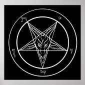 Baphomet Poster HUGE 40x40 (Vorne)