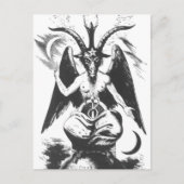 Baphomet Postkarte (Vorderseite)