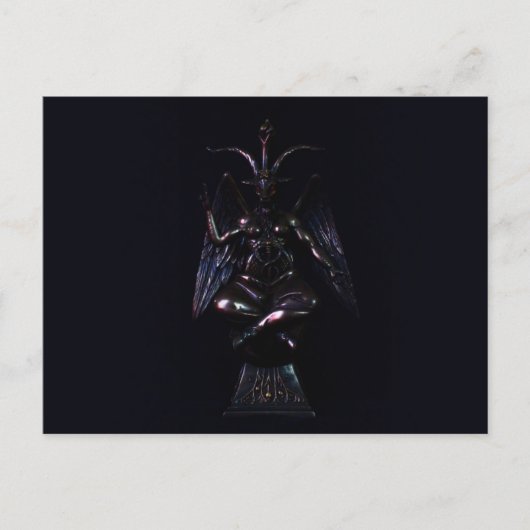 Baphomet Postkarte (Vorderseite)