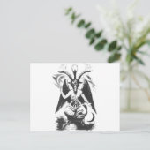 Baphomet Postkarte (Stehend Vorderseite)
