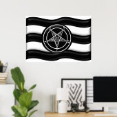 Baphomet Pride Flag Poster (Heimbüro)