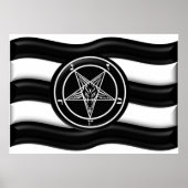 Baphomet Pride Flag Poster (Vorne)