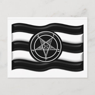Baphomet Pride Flag Postkarte