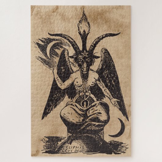 Baphomet-Rätsel Puzzle (Vertikal)