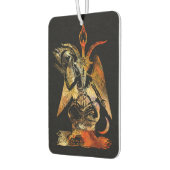 Baphomet Red und Black Autolufterfrischer (Links)