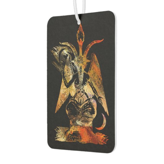 Baphomet Red und Black Autolufterfrischer (Links)