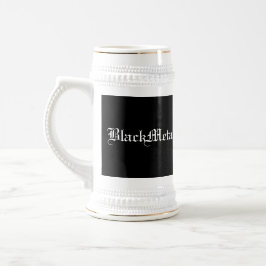 Baphomet rotes Bier Stein Bierglas (Links)