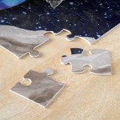 Baphomet Sabbatical Goat Black Night Earth Puzzle (Seite)