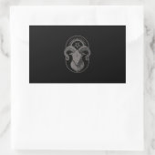 Baphomet Satan Occult Satanic Rechteckiger Aufkleber (Tasche)