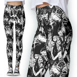 Baphomet Satanic Black and White Gothic Devil Leggings<br><div class="desc">Baphomet Satanic Black and White Gothic Devil Leggings | Gotische Bekleidung. Tauchen Sie ein in das Okkult mit meinen Baphomet Satanic Black and White Leggings. Mit einem mystischen Muster aus Baphomet, Katzen, Fledermäusen und Raben verschönern diese Leggings einen gotischen Reiz. Ideal für Gothmädchen oder als devilisches Geschenk präsentieren sie Viktorianische...</div>