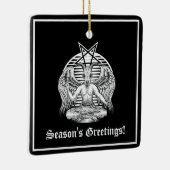 Baphomet Satanic Keramikornament (Rechts)