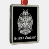 Baphomet Satanic Ornament Aus Metall (Rechts)
