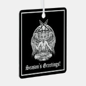 Baphomet Satanic Ornament Aus Metall (Vorderseite Rechts)