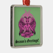 Baphomet Satanic Ornament Aus Metall (Rechts)