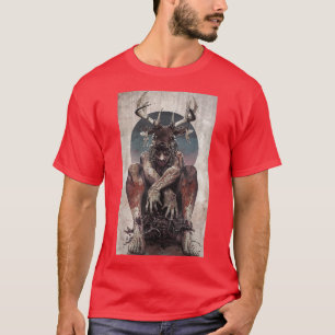 Baphomet Satanist Ziege Satanic Dark Art Evil 666 T-Shirt