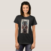 Baphomet Satanist Ziege Satanic Dark Evil 666 T-Shirt (Vorne ganz)