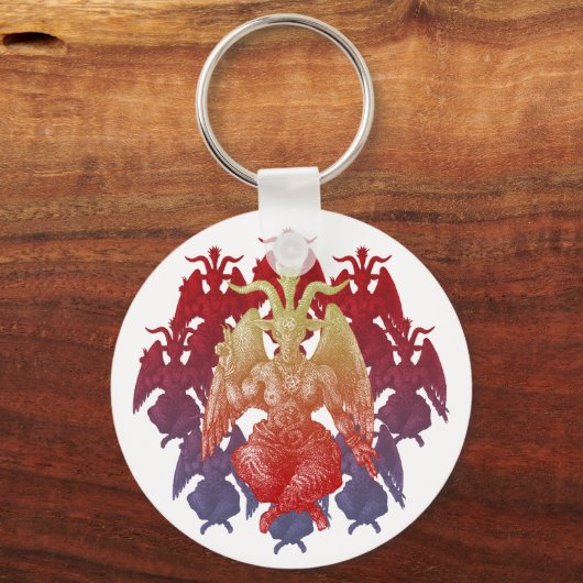 Baphomet Schlüsselanhänger (Vorderseite)