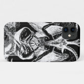 Baphomet Schwarzweiss Case-Mate iPhone Hülle (Rückseite (Horizontal))